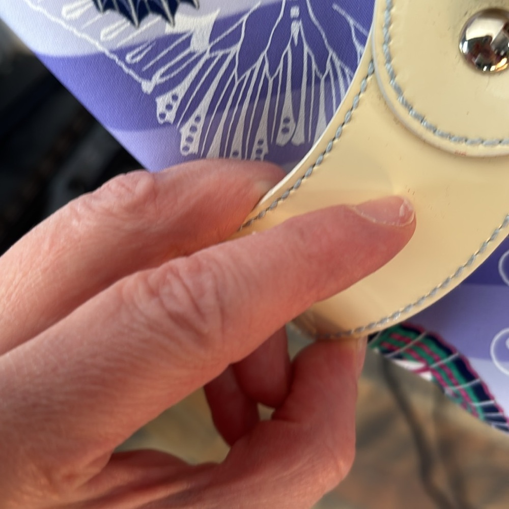 Salvatore Ferragamo Purple and cream butterfly Women's Bag - Picture 11 of 16
